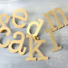 ハンドメイドのイニシャル・モチーフ達