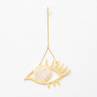 eye earring(Lt pink)