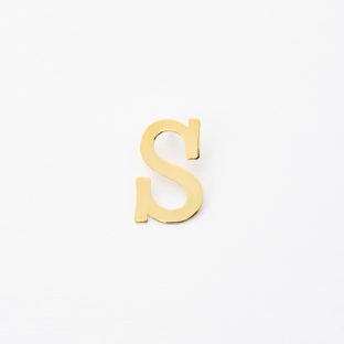 イニシャルピアス 　S(ポストタイプ)