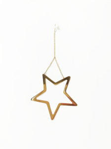 大ぶり 片耳イニシャルピアス shinonoのstarピアスの画像