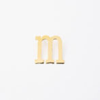 イニシャルピアス m(ポストタイプ)