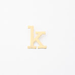 イニシャルピアス k（ポストタイプ）