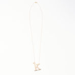 イニシャルネックレス　k