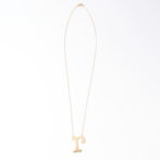 イニシャルネックレス r