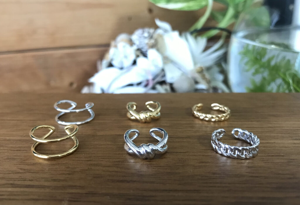 シルバーイヤカフの画像